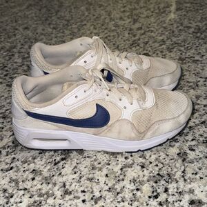 Nike Air Max SC Women's Sneakers Sz 8 White Royal Blue Running Shoes CW4554-110